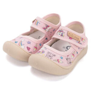 Pantofi copii fete textil DD Step, Roz – C100-61436