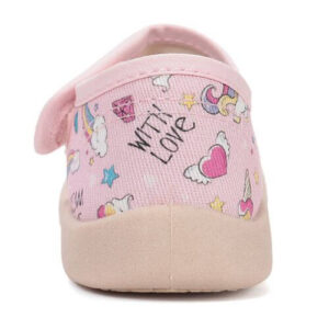 Pantofi copii fete textil DD Step, Roz – C100-61436