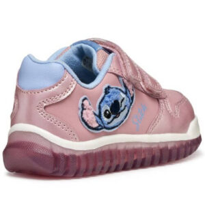 Pantofi copii fete Stitch cu LED Geox, Roz – B5661B_000NF_C8207