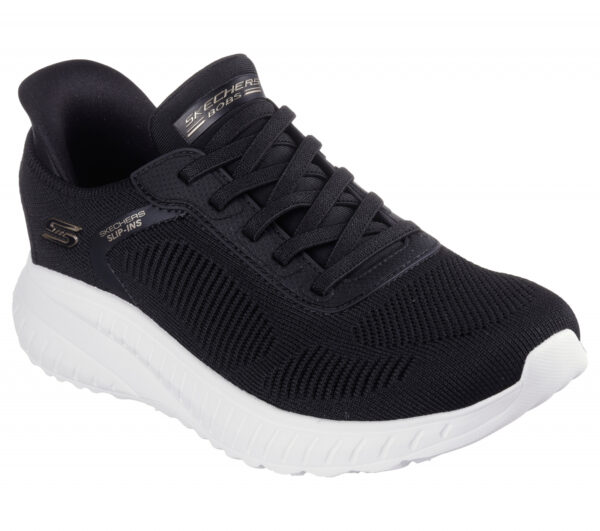 Pantofi Skechers Slip-In Bobs Squad Chaos, Negru – 117497
