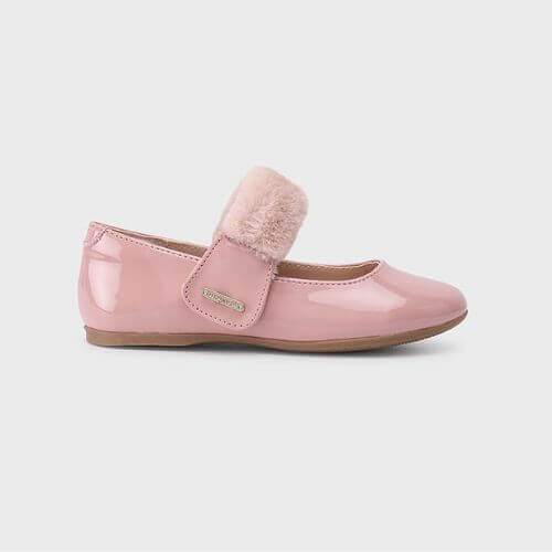 Balerini cu puf pentru fete Mayoral, Roz – 44550-013