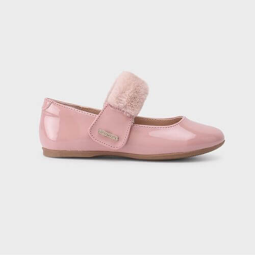 Balerini cu puf pentru fete Mayoral, Roz – 44550-013