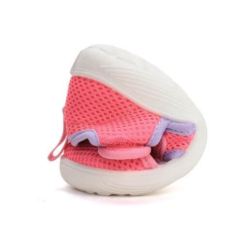 Pantofi decupati copii fete din textil DD Step, Roz – G093-61211C