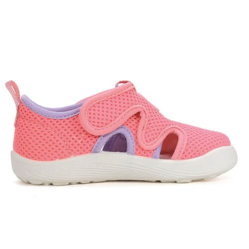 Pantofi decupati copii fete din textil DD Step, Roz – G093-61211C