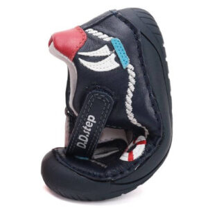 Pantofi decupati copii baieti din piele DD Step, Albastru – H070-51434