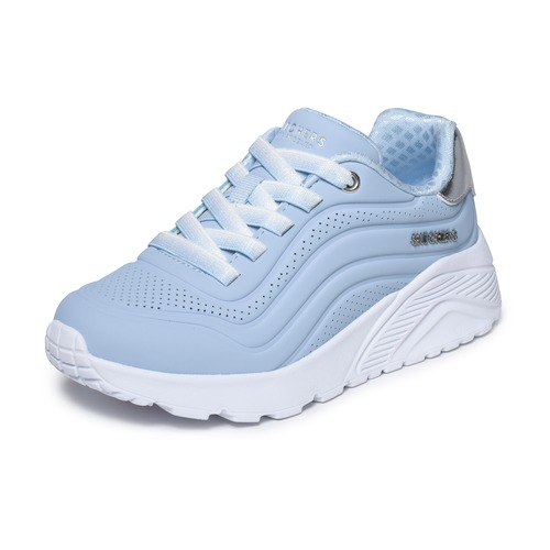 Pantofi fete Skechers UNO Lite – Ombre Wave, Albastru Azur – 310818L-LTBL