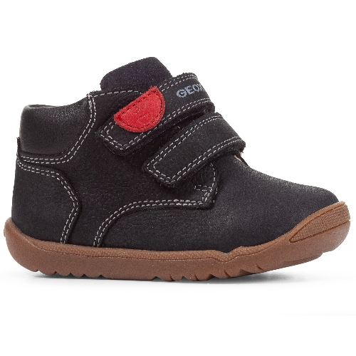 Ghete copii baieti din piele Geox, Albastru – B164NC_03285_C4002