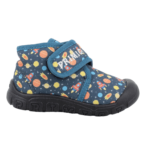 Pantofi interior copii baieti din material textil Primigi, Albastru – 2447011 Pantofi interior copii baieti din material textil Primigi, Albastru – 2447011