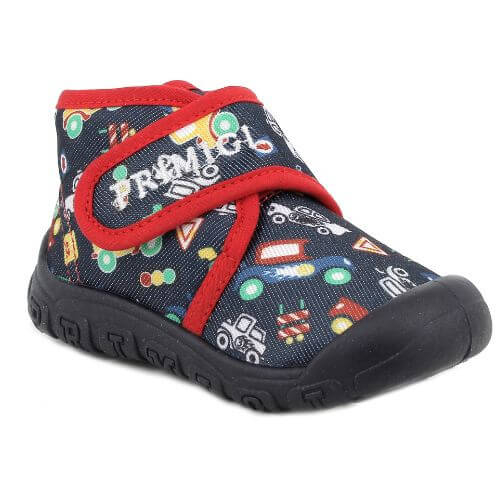 Pantofi interior copii baieti din material textil Primigi, Albastru – 8949011