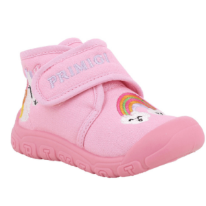 Pantofi interior copii fete din material textil Primigi, Roz – 2447100