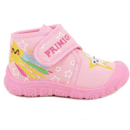 Pantofi interior copii fete din material textil Primigi, Roz – 8949100