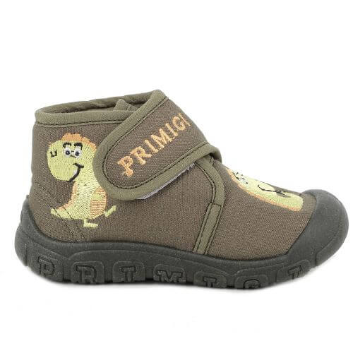 Pantofi interior copii baieti din material textil Primigi, Verde – 8949122
