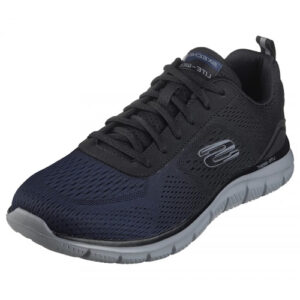 Pantofi sport barbati Skechers Track-Ripkent, Negru-Albastru – 232399