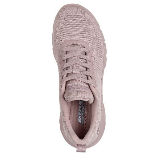Pantofi Skechers Sneakers Bobs B Flex Hi – Flying Hi, Crem – 117385-ROS