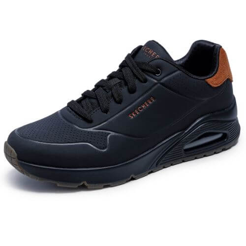 Pantofi Skechers Sneakers Uno – Suited On Air, Negru – 183004-BBK