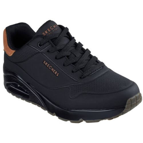 Pantofi Skechers Sneakers Uno – Suited On Air, Negru – 183004-BBK Pantofi Skechers Sneakers Uno – Suited On Air, Negru – 183004-BBK