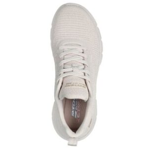 Pantofi Skechers Sneakers Bobs B Flex Hi – Flying Hi, Crem – 117385
