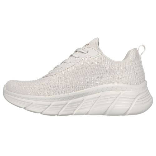 Pantofi Skechers Sneakers Bobs B Flex Hi – Flying Hi, Crem – 117385