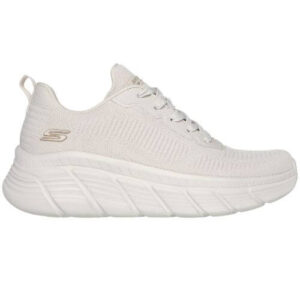 Pantofi Skechers Sneakers Bobs B Flex Hi – Flying Hi, Crem – 117385