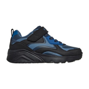 Pantofi baieti Skechers UNO LITE – CHROMACRUISER, Negru/Albastru – 403645L-BKBL