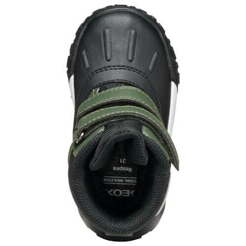 Ghete copii baieti din material sintetic Impermeabile Geox, Verde – B566LC_054FU_C0450