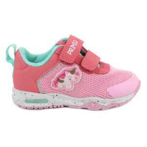 Pantofi copii fete cu LED din textil Primigi, Roz – 7950500