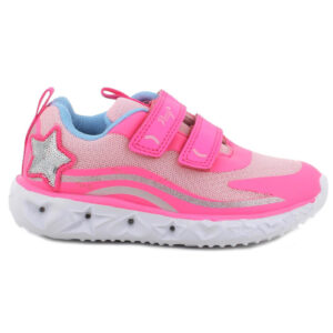 Pantofi copii fete cu LED din textil Primigi, Roz – 5965611