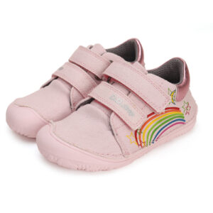 Pantofi copii fete Barefoot din canvas DD Step, Roz – C073-41805A