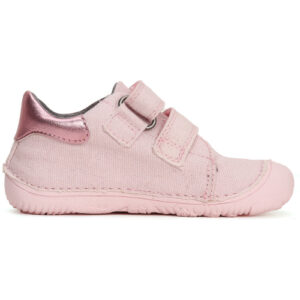 Pantofi copii fete Barefoot din canvas DD Step, Roz – C073-41805A