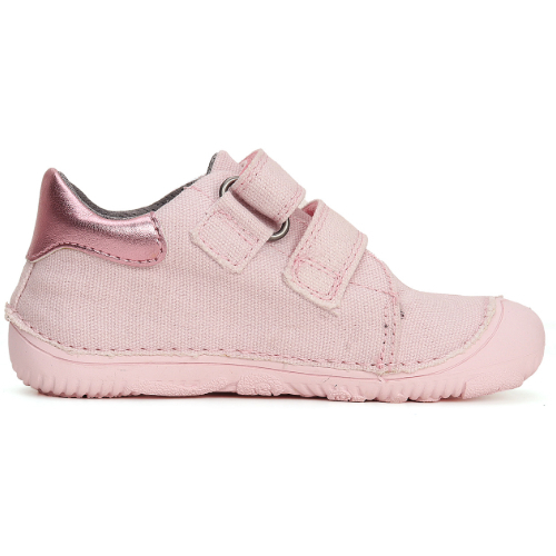 Pantofi copii fete Barefoot din canvas DD Step, Roz – C073-41805A