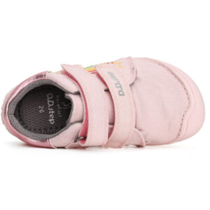 Pantofi copii fete Barefoot din canvas DD Step, Roz – C073-41805A