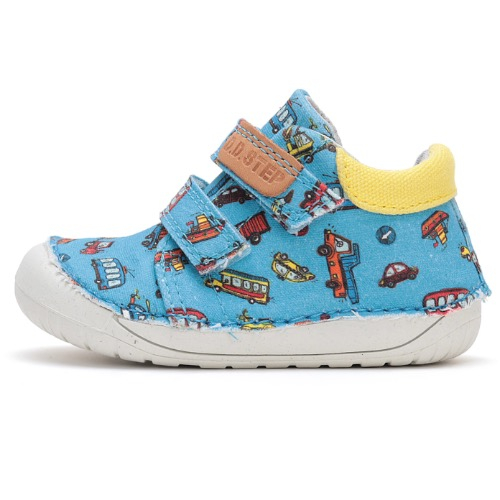 Pantofi copii baieti Barefoot din canvas DD Step, Albastru – C070-42861A