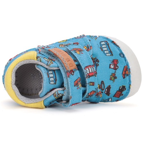 Pantofi copii baieti Barefoot din canvas DD Step, Albastru – C070-42861A