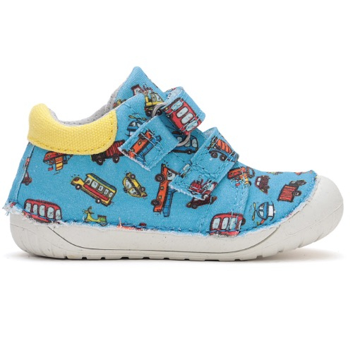 Pantofi copii baieti Barefoot din canvas DD Step, Albastru – C070-42861A