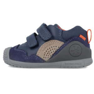 Pantofi copii baieti din piele Biomecanics, Albastru – 241120-C183