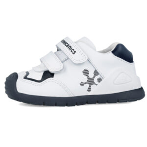 Pantofi copii baieti din piele Biomecanics, Alb – 241001-A578