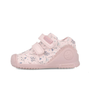 Pantofi copii fete din piele Biomecanics, Roz – 241102-B779