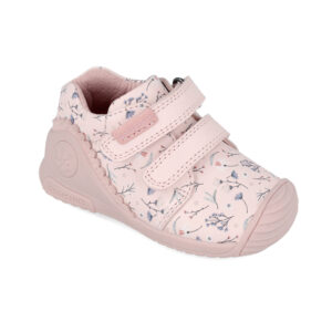 Pantofi copii fete din piele Biomecanics, Roz – 241102-B779