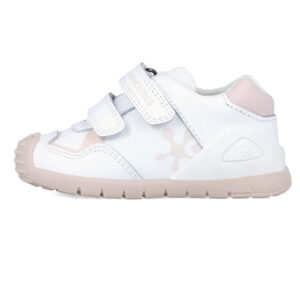 Pantofi copii fete din piele Biomecanics, Alb 241001-B786