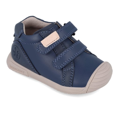 Pantofi copii baieti din piele Biomecanics, Albastru – 241126-A789