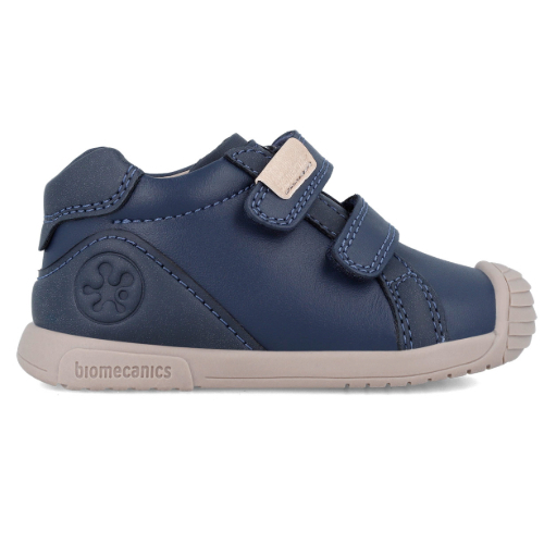 Pantofi copii baieti din piele Biomecanics, Albastru – 241126-A789