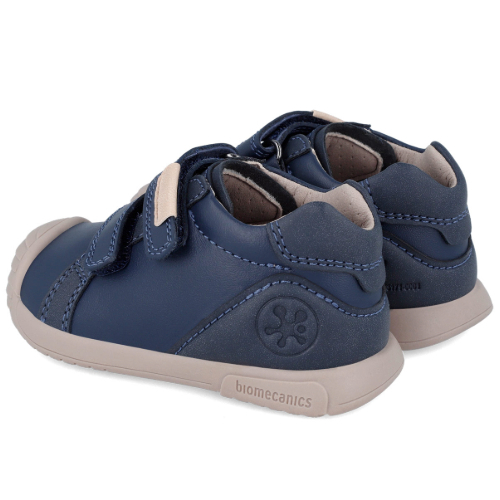 Pantofi copii baieti din piele Biomecanics, Albastru – 241126-A789
