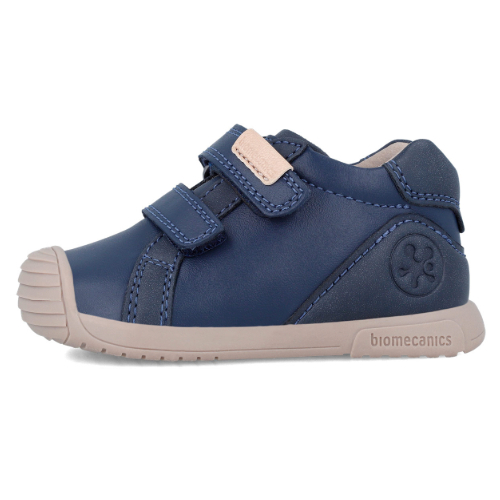 Pantofi copii baieti din piele Biomecanics, Albastru – 241126-A789