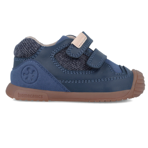 Pantofi copii baieti din piele Biomecanics, Albastru – 241127-A183