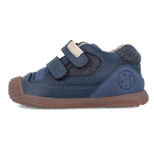 Pantofi copii baieti din piele Biomecanics, Albastru – 241127-A183