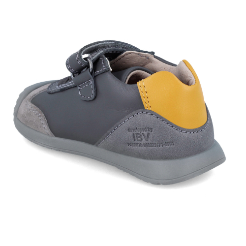 Pantofi copii baieti din piele Biomecanics, Gri – 241129-B093
