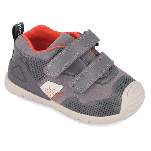 Pantofi copii baieti din piele Biomecanics, Gri – 241131-B213