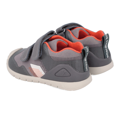 Pantofi copii baieti din piele Biomecanics, Gri – 241131-B213