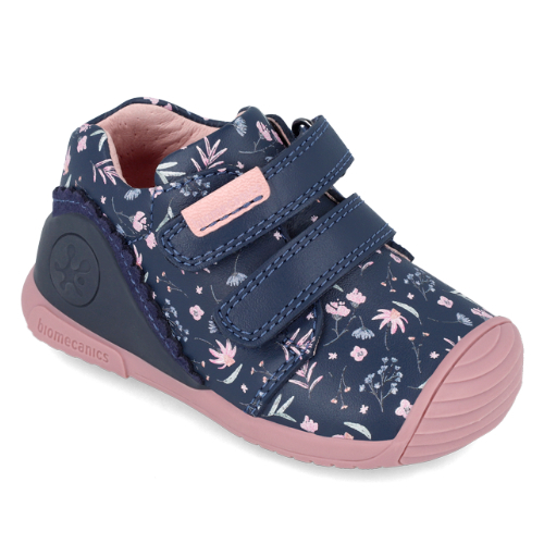 Pantofi copii fete din piele Biomecanics, Albastru – 241102-A183
