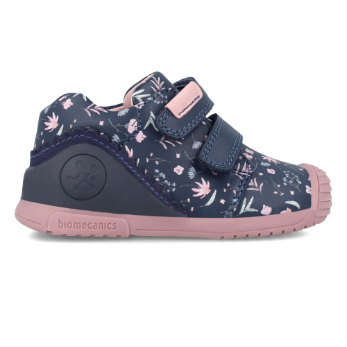 Pantofi copii fete din piele Biomecanics, Albastru – 241102-A183